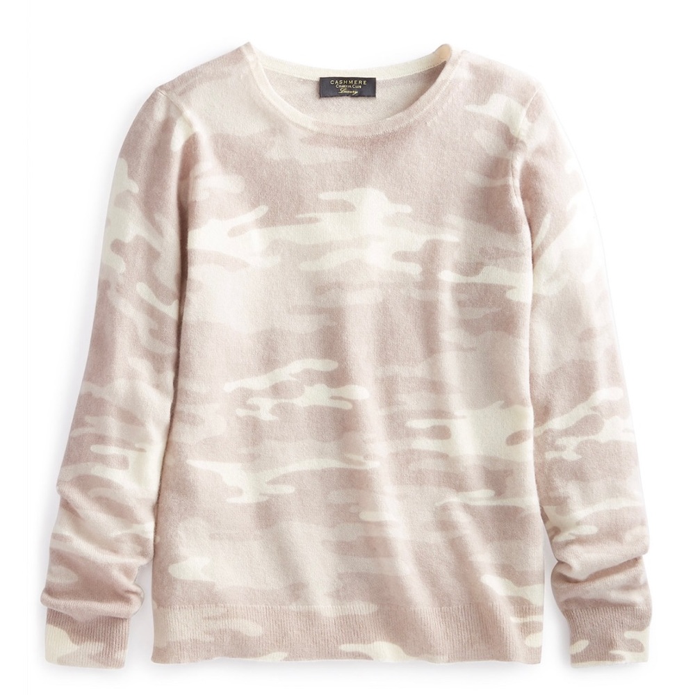 Camo sweater cashmere